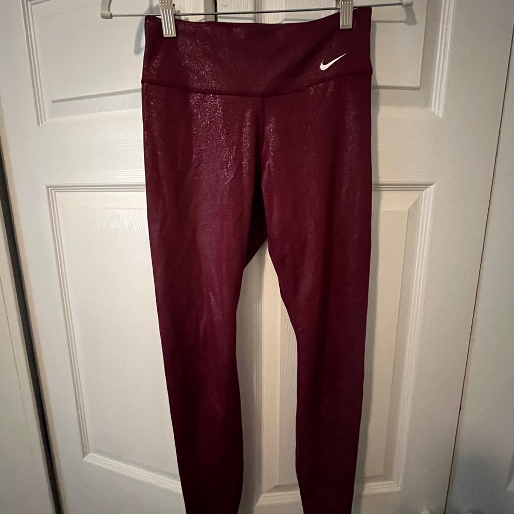 Nike Maroon Leggings